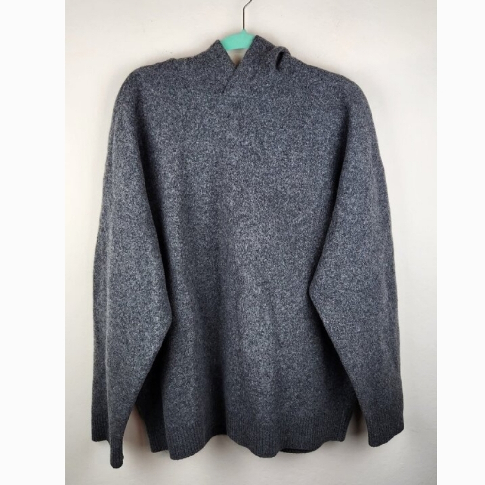 COS Oversized Wool-Yak Hoodie Sweater sz S
